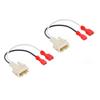 Vehicle Speaker Wire Harness Tool Free Setups Universal Fitment ABS Automotive Sound System Cable Easy to Use for Car