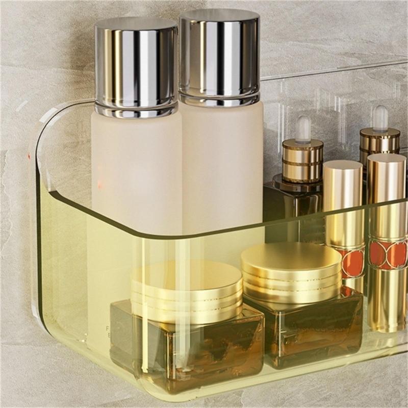 Adhesive Organizers For Bathroom Functional Wall Mounted Storage Box Adhesive Designs for Bathroom and Kitchen