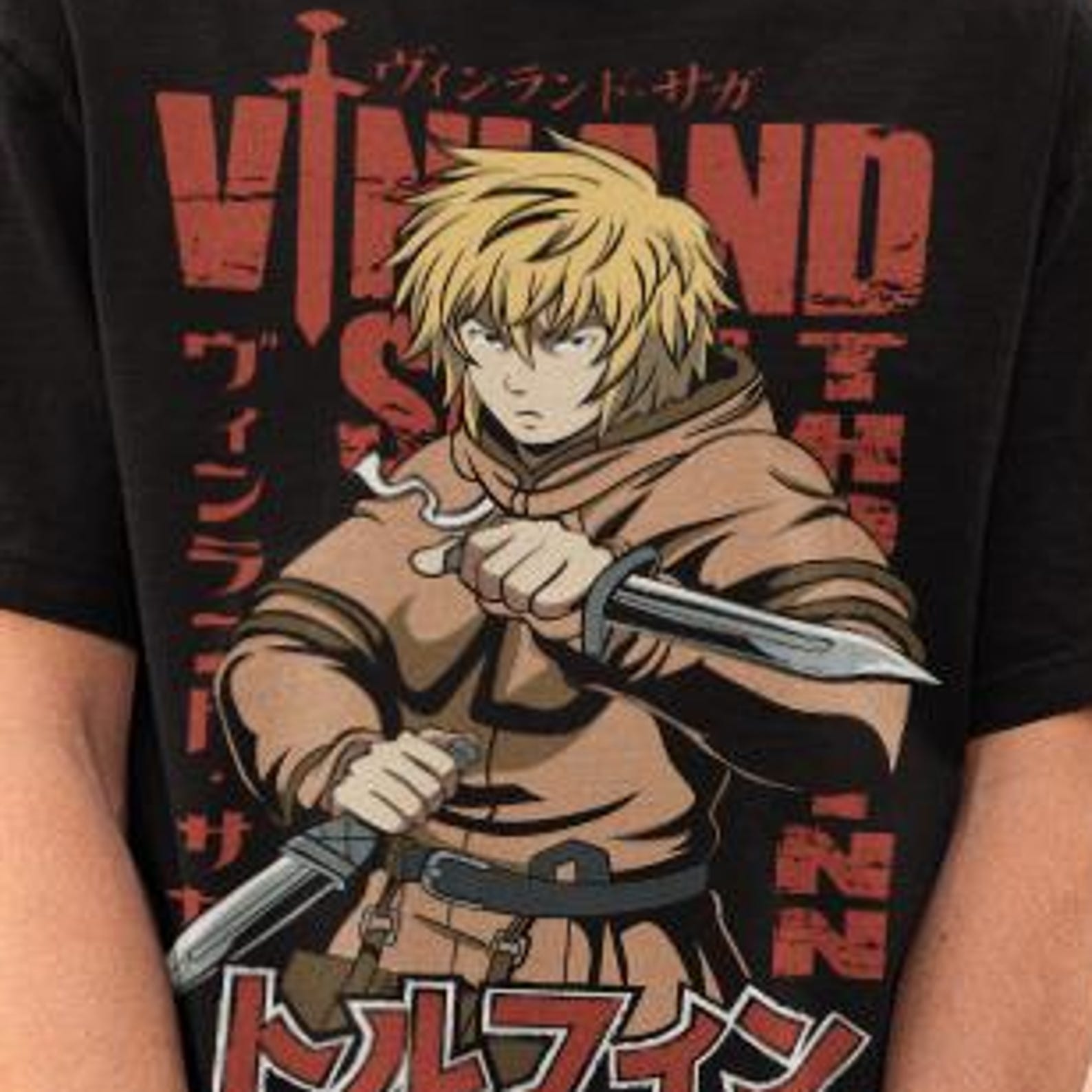 Vinland Saga Anime T-Shirt, Thorfinn Manga Tee 4XL