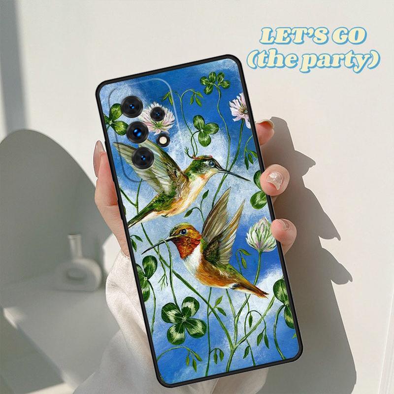 Hummingbird Phone Case For Samsung Galaxy A42 A31 A40 A51 A71 A32 A80 A91 A52 A72 A73 A20e A21S A50 A70 A11 A12 Cover