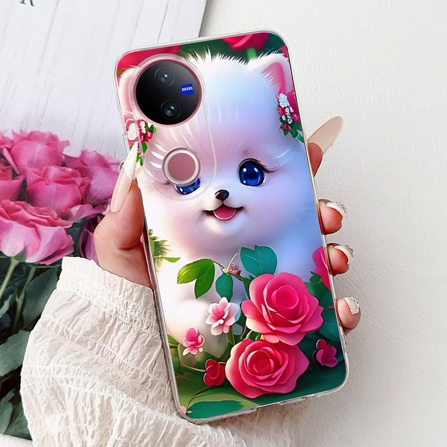 For Vivo V50 Case V2427 Phone Case 2025 New Fashion Butterfly Silicone Soft Cover For Vivo V50 Lite VivoV50 5G Shockproof Bumper