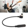 MIDI Cable, 6.35mm 1/4 Inch Female to DIN 5 Male Sound Adapter, 90 Degree Right Angle TRS Stereo Audio Cable for Keyboard, Electric Piano, Guitar