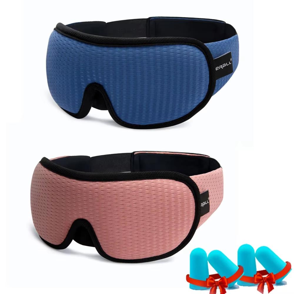 3D Sleeping Mask Block Out Light Sleep Mask for Eyes Soft Sleeping Aid Eye Mask for Travel Eyeshade Night Breathable Slaapmasker