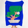 Illustrator G Giacomo Bagnara Throw Flannel Throw Blanket Suitable for Sofa Living Room Bedroom