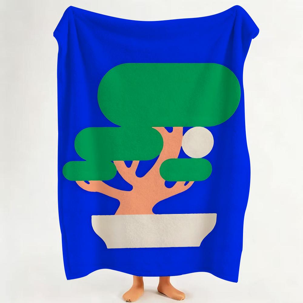 Illustrator G Giacomo Bagnara Throw Flannel Throw Blanket Suitable for Sofa Living Room Bedroom