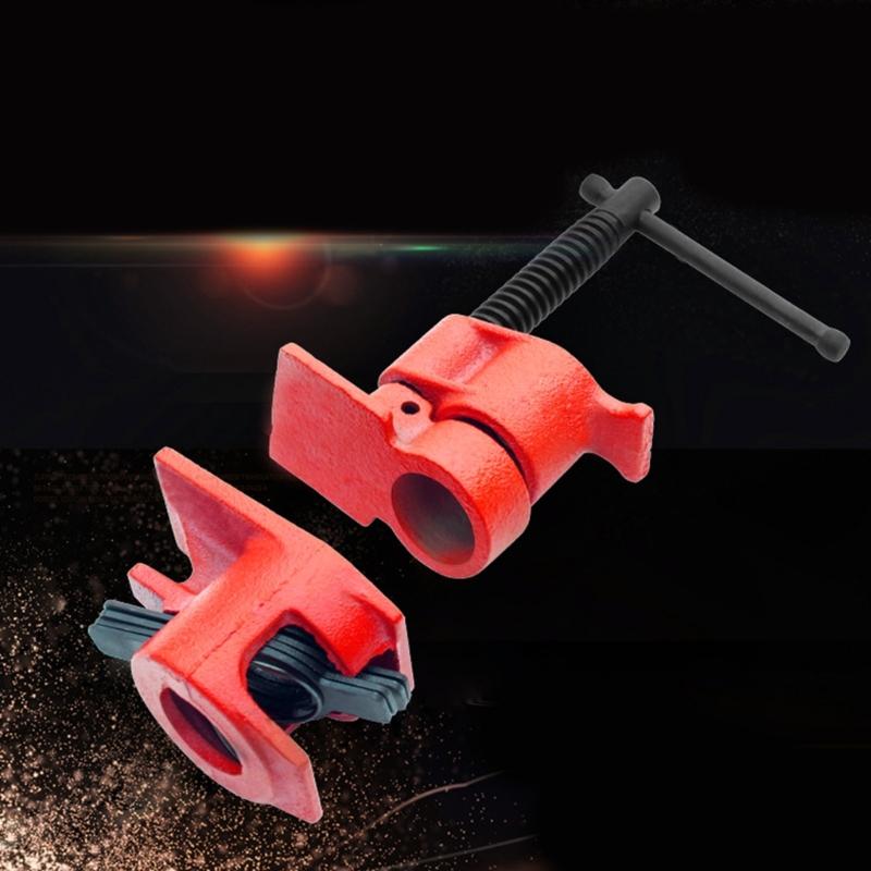 Antislip Heavy Duty Ergonomic Design Woodworking Pipe Clamps for Precise Gluing and Craft Projects DIY Professional Use