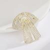 Big Bow Brooch High-End Femininity Versatile Diamond Corsage Niche Design Pin Suit Accessories