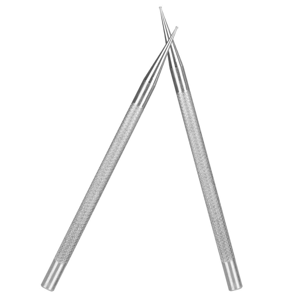 2Pcs Leather Scriber Pen Stainless Steel DIY Hand Made Craft Marking Drawing Tools