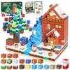 Blue Castle Magnetic Cube Building Blocks - 3D Educational Montessori Toy