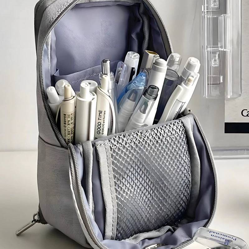 Kokuyo Phone Stand Pencil Case Large Capacity Organizer For Students And Office