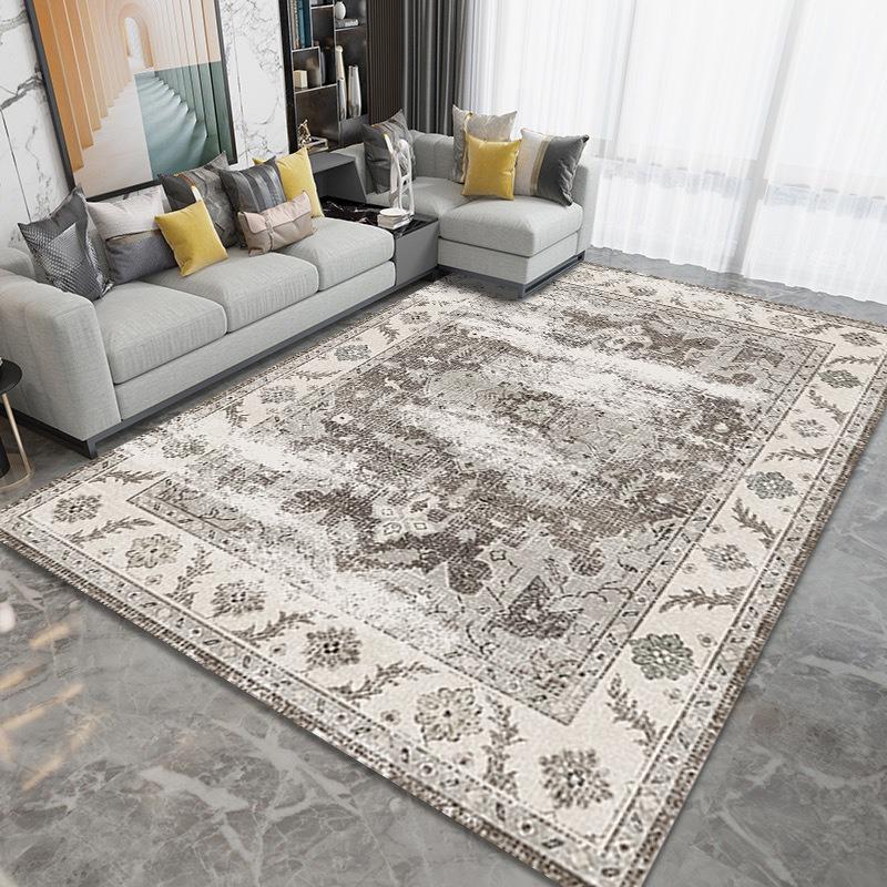 Nordic Abstract Style Large Area Carpet Living Room Sofa Bedroom Rug Bedside Blanket Anti Slip Dirt Resistant Blanket Fashion