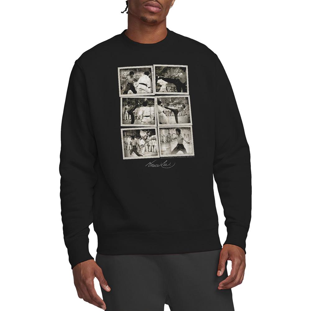 Bruce Lee Unisex Adult Snap Shots Sweatshirt