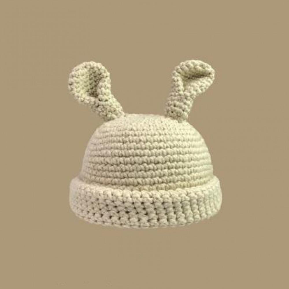 with Ears Cartoon Skullies Beanie Crochet Knit Cap Cute Winter Knitted Hat  Men Women