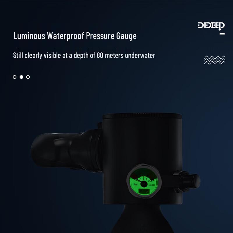 DIDEEP X3000 0.5L Scuba Mini Oxygen Tank