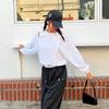 Soft Cut-Out Shoulder Sweatshirt (3 color)