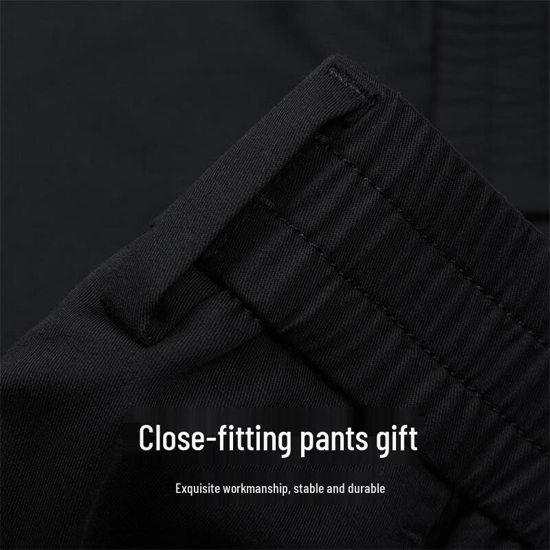 Dancing with Wolves Herren Freizeithose mit geradem Bein, kühlende Seidenmischung