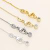 2/4Pcs/Lot 14/18K Gold Plated Flat Round Chain Thrusting Pin Adjustable Chains For DIY Necklace Jewelry Making Accessories