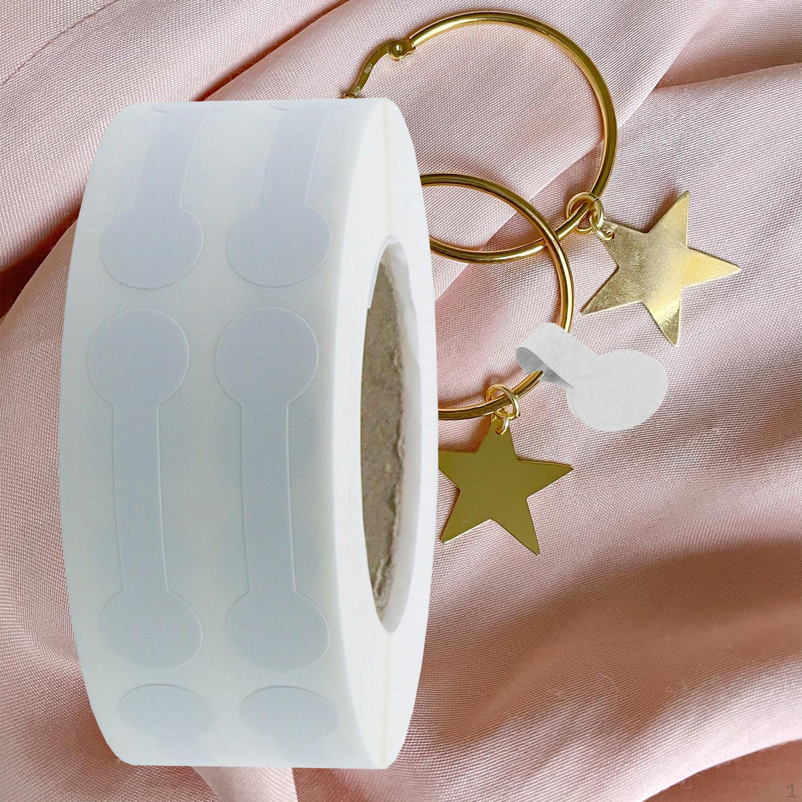 

Наклейки с ценниками на ювелирные изделия, этикетки со штангой, наклейки из крафт-бумаги для колец, браслетов белый