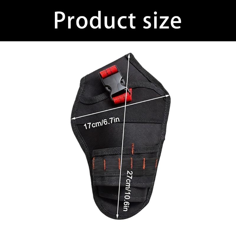 Lightweight Multiple Pocket Tool Bag Case For Drill And Tool Featuring Reinforced Oxford Materials And Comfortable Strap
