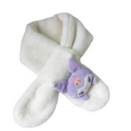 Super Cute Baby Fleece Lined Cartoon Scarf: Cozy Autumn/Winter Neck Warmer for Kids