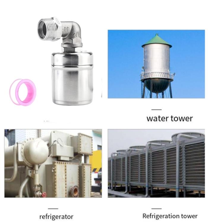 304 Stainless Steel Water Level Controller Float Valve for Automatic Water Supply with 4 Point and 6 Point Options