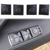 4PCS Window Control Button Cover for Mercedes Benz E-Class W204 W166 X156 W156 A2049055402 - Front Left and Right Switch Trim, Power Console Cover