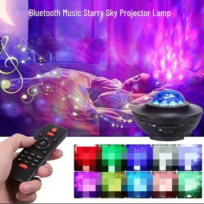 Bluetooth Starry Sky Projector Lamp with USB & Remote Control - Laser Night Light Show for Bedroom Atmosphere