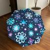 1pc Snowflake Winter Pattern Umbrella  Automatic Opening and Closing Umbrella, High Quality Umbrella, Ideal Gift for Her 187