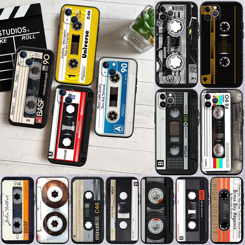 Cassette Vintage Tape Phone Case for Samsung Galaxy S20 S21 Ultra FE Plus A26 A30 A30S A31 A52 A42 A50 A50S