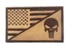 US Flag & Punisher Spartan Tactical Velcro Armband
