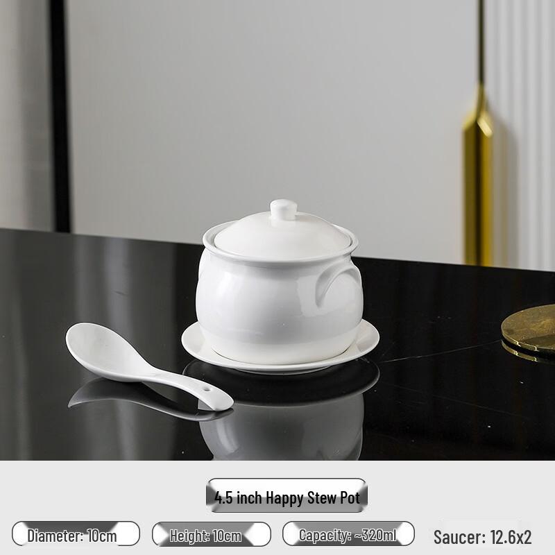 Versatile Ceramic Double Boiler Stew Pot