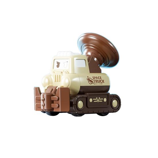 

Яркие закругленные углы для раннего обучения, ударопрочный пластиковый игрушечный автомобиль с оттягивающимся механизмом, мобильный космический аппарат, подарок на день рождения, игрушечная машина A