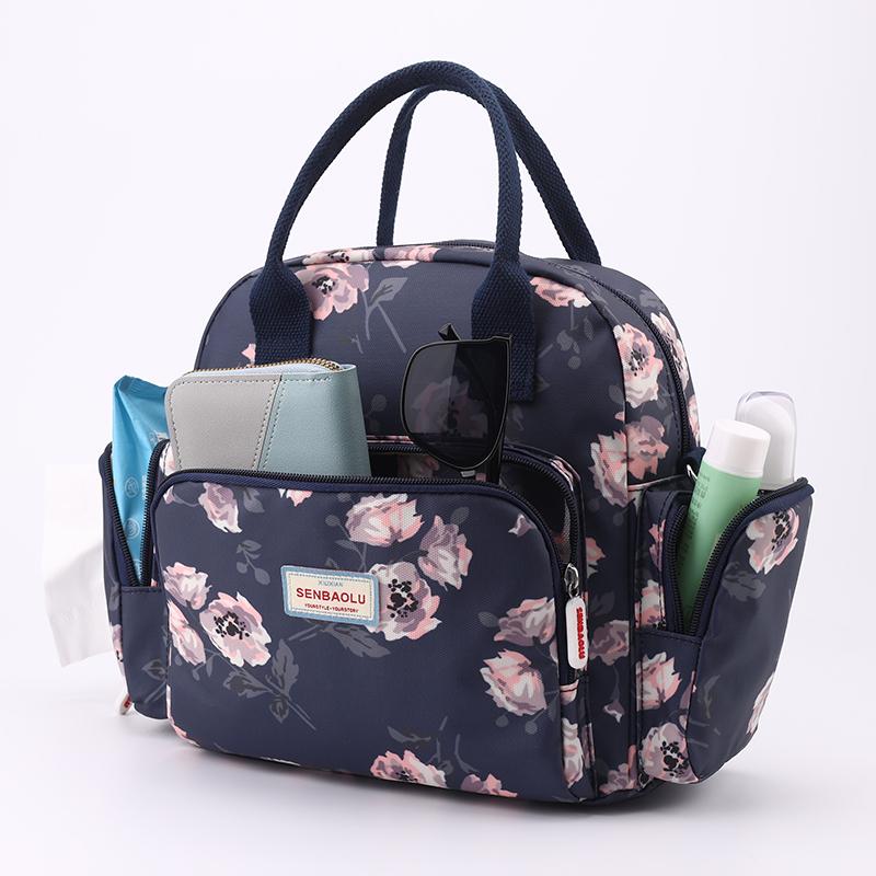 Geantă de umăr imprimată, ușoară, pentru călătorie în aer liber, geantă pentru mamă de vârstă mijlocie Geantă crossbody hidrofugă