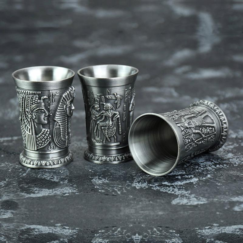 The Revenant Samme Stil Vinglas Oldtidens Egypten Mytologi Relieff Kunst Kobber Snapseglas B52 Cocktail Rusland Sikkim Spiritus Kugle Kop