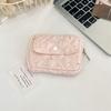 Cute Cartoon Floral Quilted Multifunctional Bag: Organizer, Document Holder, Coin Purse, Card Holder
