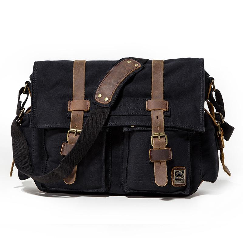 Men's Canvas Shoulder Bag Messenger Bag Casual Bag