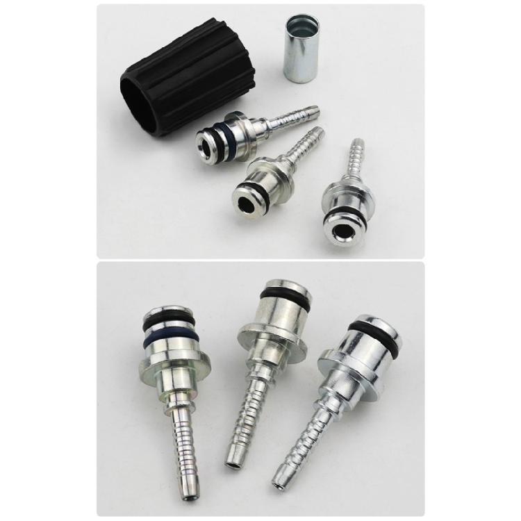 Hand Tighten Pressure Washer Hose Adapter Connector Set M22 x 1.5 Female 3 Piece Metal Fitting for Outlet Connection Tasks