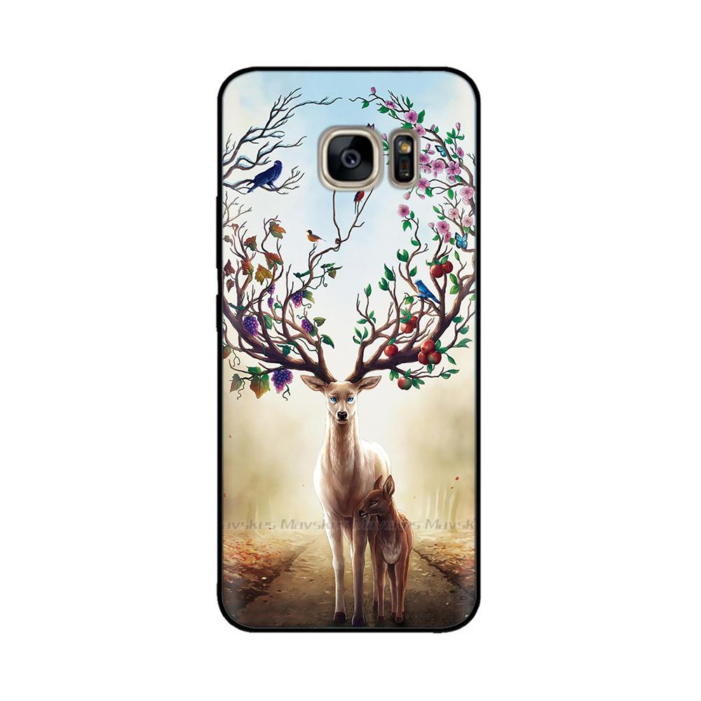 Black Silicone Case For Samsung Galaxy S6 Edge Case Soft TPU Cover For Samsung Galaxy S6 S 6 Edge Case Cover Bumper Coque Para