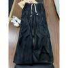 Tie-dye drape texture wide-leg pants men's and women's thin wide-leg loose lazy style versatile casual straight-leg trousers