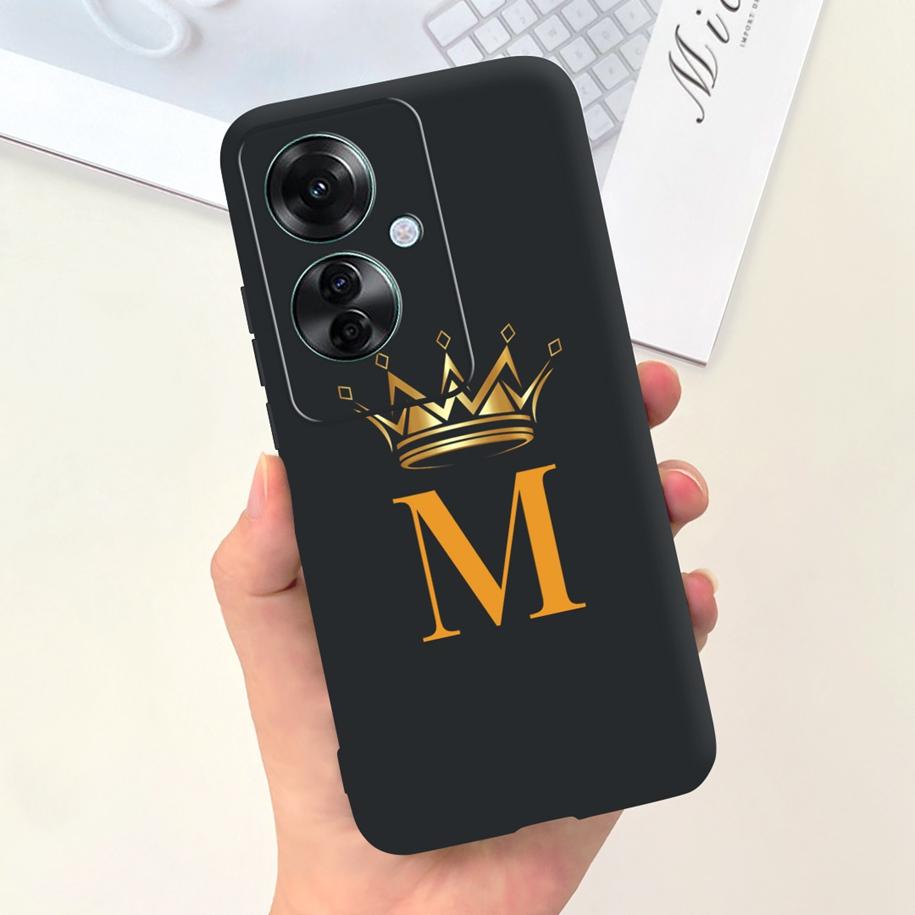 For OPPO Reno11F 5G Case CPH2603 Fashion Letters Phone Cases For OPPO Reno11 F Cover Reno 11F 11 F 5G Bumper F25 Pro Soft Fundas