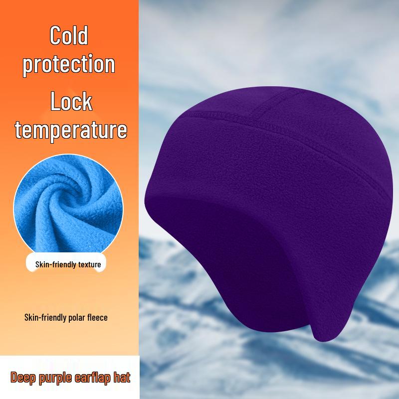 Zagęszczona zimowa czapka z pluszem: Styl Europejski i Amerykański, Kolarstwo na Świeżym Powietrzu, Ochrona Uszu, Dwuwarstwowa Ochrona przed Zimnem, Czapka Narciarska i Motocyklowa