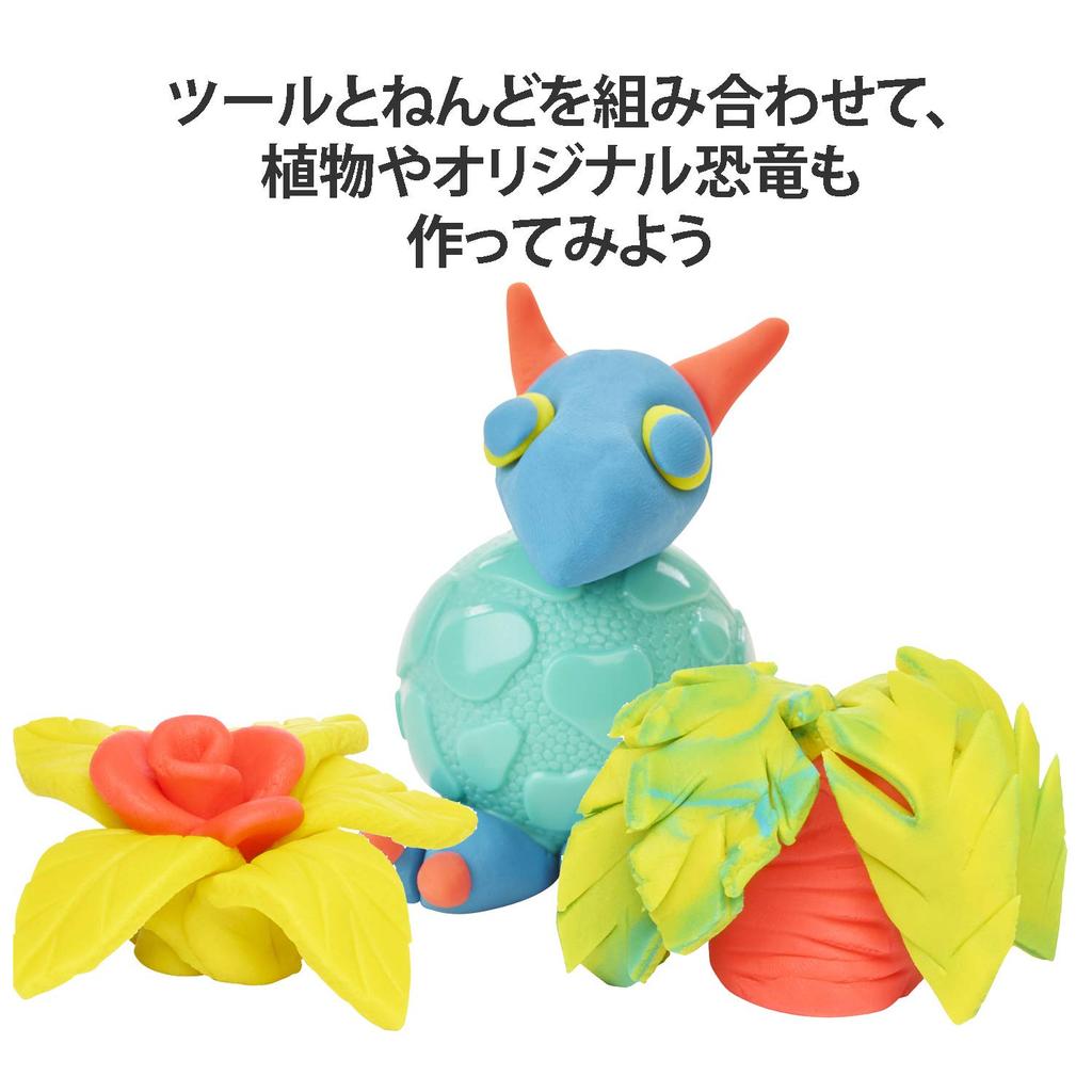 Hasbro Dinosaur Shape Wheat Authentic Play-Doh Set, Clay, E1953,