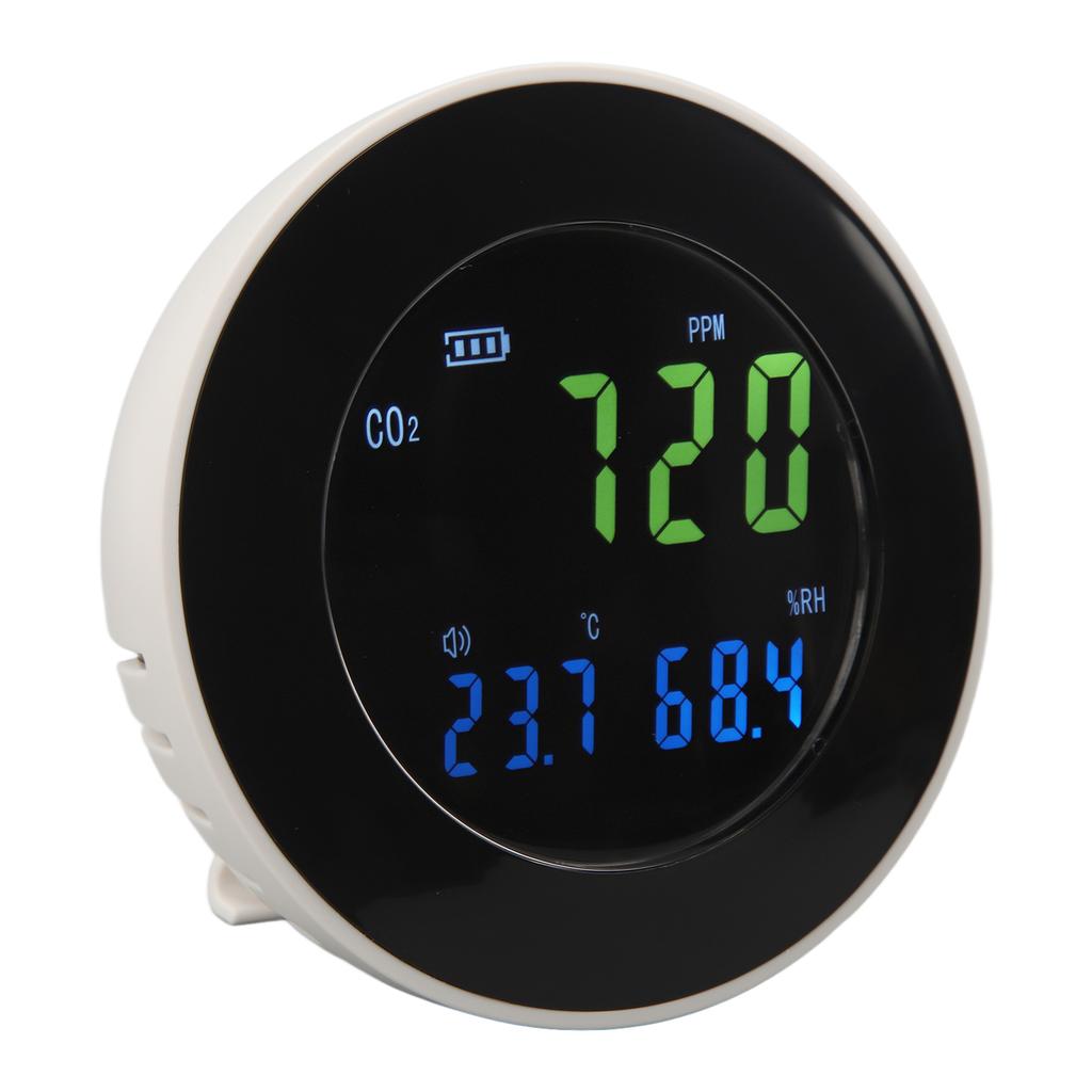 HT 501 CO2 Detector Portable Air Quality Monitor Carbon Dioxide Detector for Home Office
