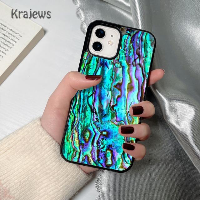 Abalone Sea Texture soft Phone Case Cover For iPhone 17 Air 16 15 14 plus 12 13 pro max coque Shell Fundas