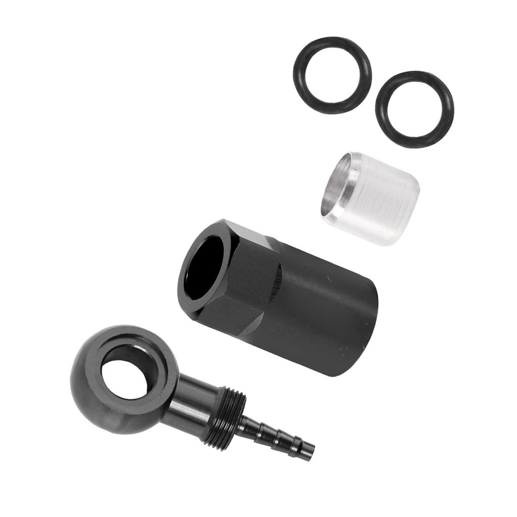 Professional Aluminum Alloy Bike Brake Oil Line Connectors Set For Mountain Bikes Wide Use Features Anodized Finishing