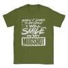 When It Comes To My Child I Will Smile In My Mugshot TShirts Unisex Novelty Cotton Tees O Neck Short Sleeve T Shirt Printed Tops