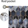 Modern Geometric Prismatic Lattice Partition Curtain Room Panel Living Curtains Tulle Bedroom Shades Darkening Polyester Ideal For