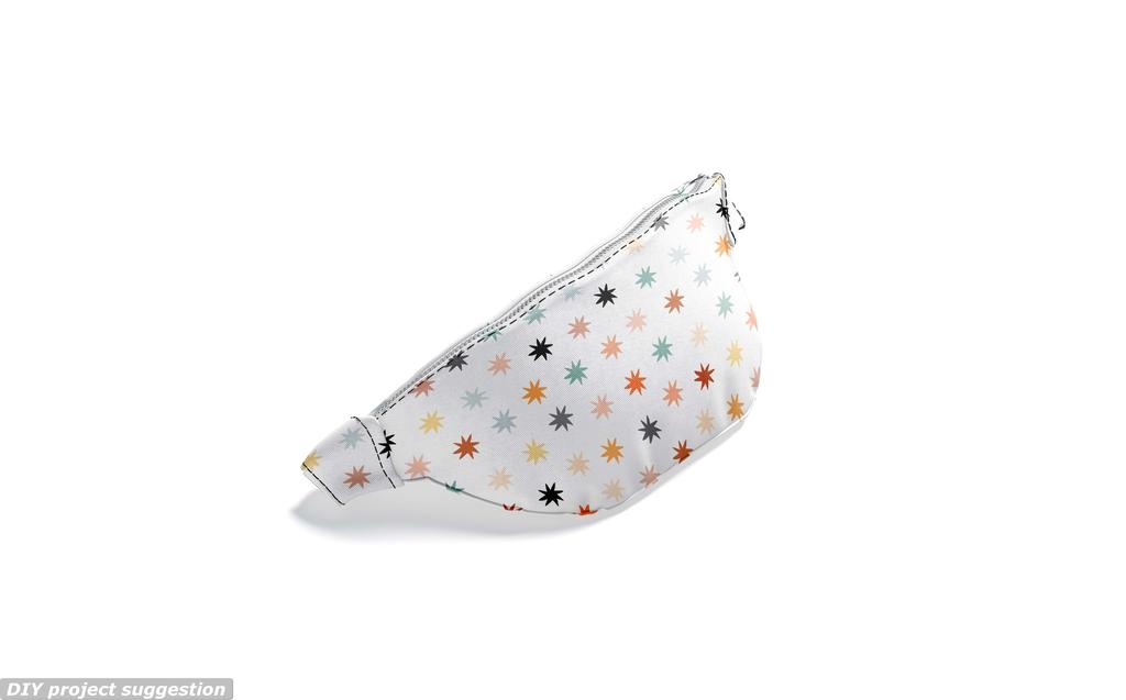 Outdoor Dekostoffe Oxford - Motiv Bunte Sterne Auf Weißem I Dr136