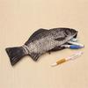 Pencil Case Fish Shaped Novelty Fish Pen Bag Fish Coin Purse Funny Pencil Case Gifts for Office Supply japanese stationery borsa