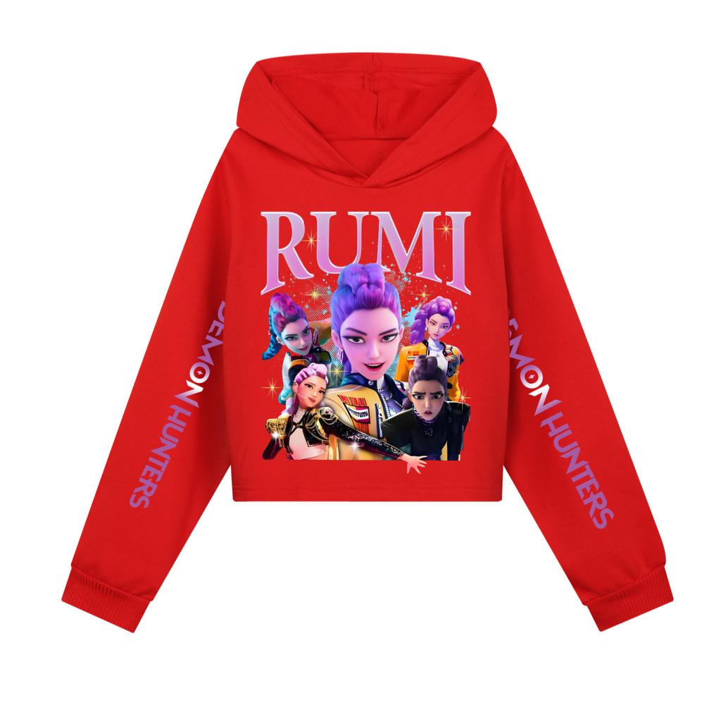 KPop Demon Hunters Hoodies Kid Clothes Fashion Casual Hooded Sweatshirts K-Pop Demon Hunters Pullover